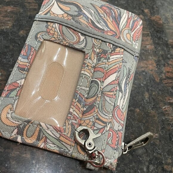 SAKROOTS KEYCHAIN MINI WALLET GRAY MULTICOLORS - Picture 6 of 15